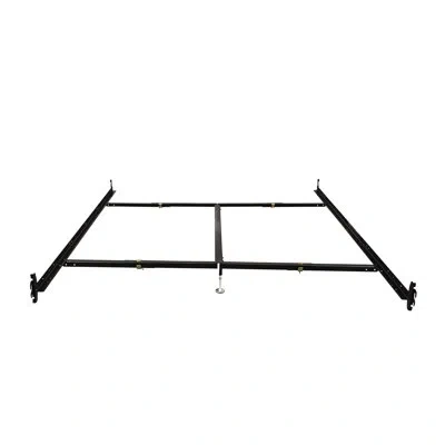 Hollywood Bed Frame Bed Rails And Supports - Hook On Bed Rails - Queen / Eastern King In Black
