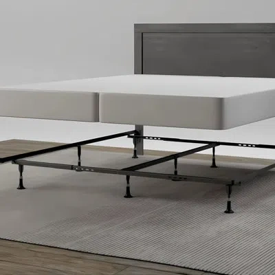 Hollywood Bed Frame E3 Premium Bed Frame - Adjustable - 9 Leg With Center Support In Black