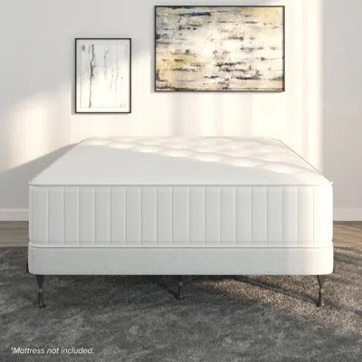 Hollywood Bed Frame Lev-r-lock - Bed Frame With Rollers - Twin / Full - 4 Leg In Black