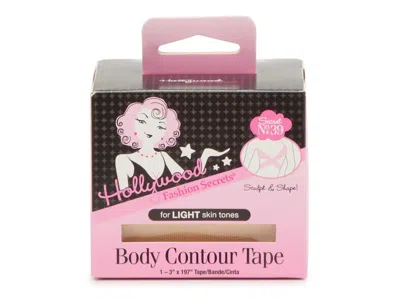 Hollywood Fashion Secrets Light Skin Tone Body Contour Tape In Burgundy