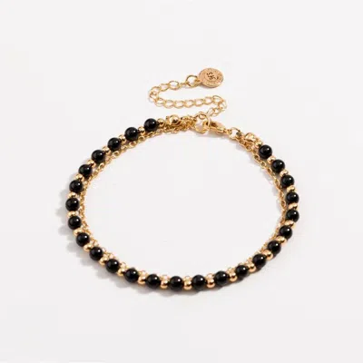 Hollywood Sensation Beaded Friendship Bracelet In Gold