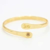 Hollywood Sensation Cancer Awareness Bracelets, Engraved Bracelets When You Choose Hope Anything Is In Gold