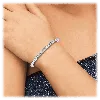 Hollywood Sensation Cubic Zirconia Single Row Tennis Bracelet In Silver