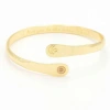 Hollywood Sensation Engraved I Love You To The Moon And Back Bracelet In Gold
