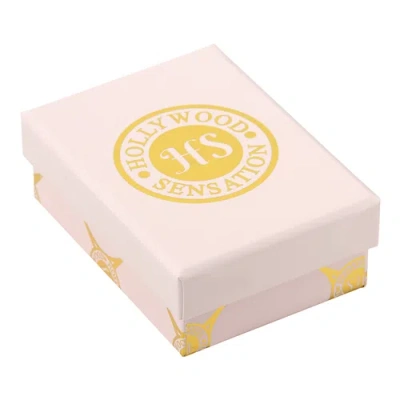 Hollywood Sensation Fureverly Double Paw Print Bracelet In Pink