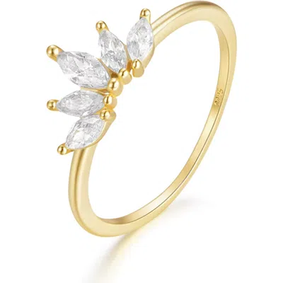 Hollywood Sensation Glimmer Dainty Ring In Gold