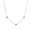 Hollywood Sensation Gold Love Knot Necklace In Gold