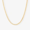 Hollywood Sensation Gold Snake Chain Necklace Sleek And Timeless Elegance In Gold