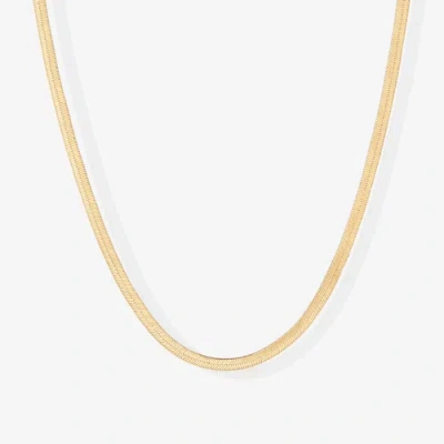 Hollywood Sensation Gold Snake Chain Necklace Sleek And Timeless Elegance