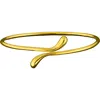 Hollywood Sensation Isabella Gold Plated Teardrop Open Wrap Bangle Bracelet