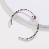 Hollywood Sensation Love Knot Bracelet -gold Knot Bracelet In Silver