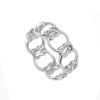 Hollywood Sensation Love Knot Ring Commitment Ring In Silver