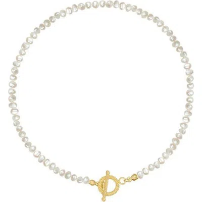 Hollywood Sensation Pearl Necklace Freshwater Pearl Necklace With Baroque Freshwater Pearls In Silver