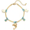 Hollywood Sensation Seabreeze Sparkle Turquoise Bracelet