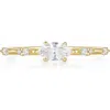 Hollywood Sensation Vivid Elegant Marquise-cut Cubic Zirconia Ring In Gold