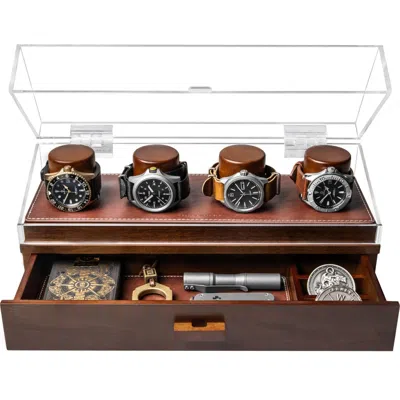 Holme & Hadfield Brown Watch Deck Pro - Walnut