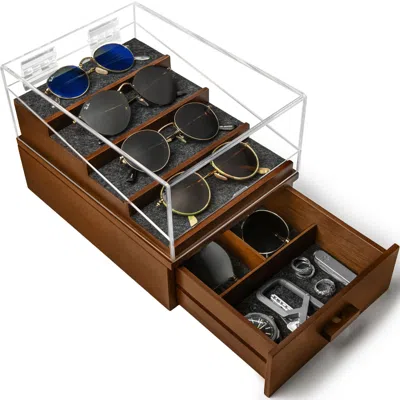 Holme & Hadfield Women's Brown The Sun Deck - Walnut