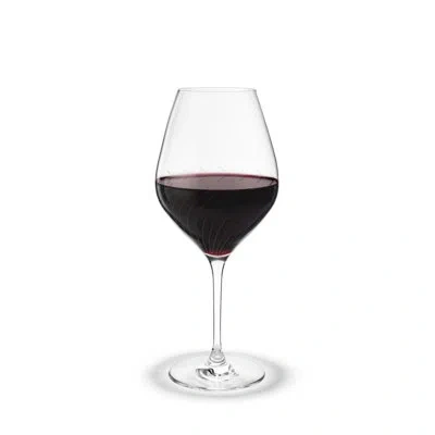 Holmegaard Cabernet Lines Burgundy Glass In Clear