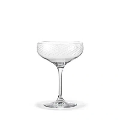 Holmegaard Cabernet Lines Cocktail Glass In Clear