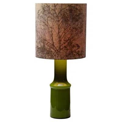 Pre-owned Holmegaard Danish Green Glass Table Lamp By , 1970s