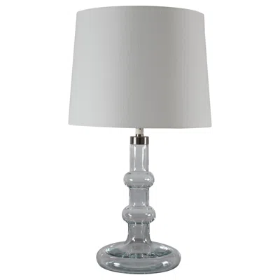 Pre-owned Holmegaard Danish  Mandarin Table Lamp By Hsin-lung Lin With New Shade, 1980 In Transparent