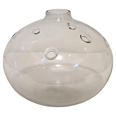 Pre-owned Holmegaard Glass "hull" Vase By Michael Bang,  In Transparent