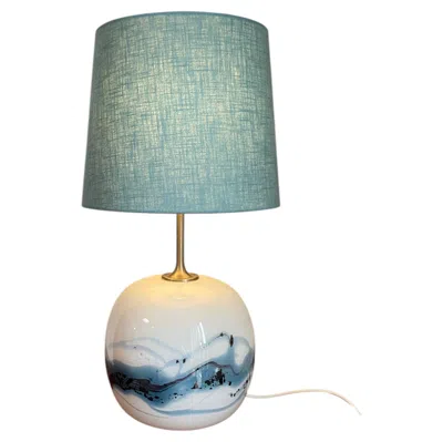 Pre-owned Holmegaard Glass Sakura Table Lamp By Michael Bang For , Denmark, 1980s In Transparent