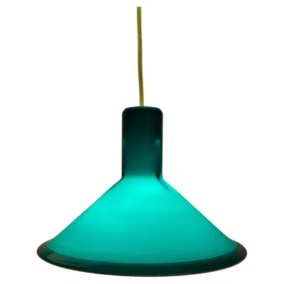 Pre-owned Holmegaard Green Michael Bang P&t Pendant Lamp By , Denmark, 1970s