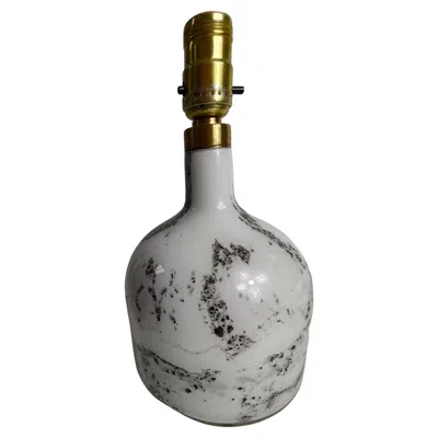Pre-owned Holmegaard Mid-century Modern Sculptural Bottle Form Scandinavian Table Lamp By  In Transparent