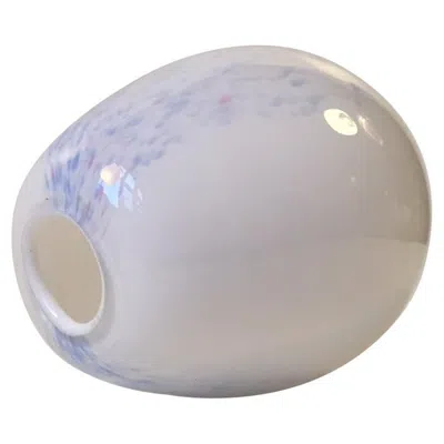 Pre-owned Holmegaard Ovoid Art Glass  Vase By Kylle Svanlund, 197os In Transparent