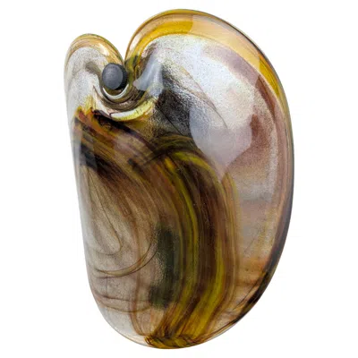 Pre-owned Holmegaard Per Lütken For  Glass Sconce, Denmark, 1970s In Brown