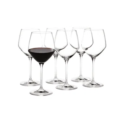 Pre-owned Holmegaard Set Of Six  'perfection' Red Wine Glasses