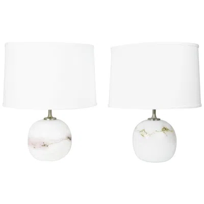 Pre-owned Holmegaard Two  Lamps Sakura Design Michael Bang, 1984, Denmark In Transparent