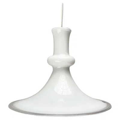Pre-owned Holmegaard Vintage Danish Etude Glass Pendant Lamp Michael Bang Royal Copenhagen  In Transparent