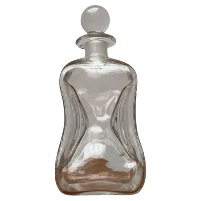 Pre-owned Holmegaard Vintage Danish Glass Kluk Kluk Bottle From  In Transparent