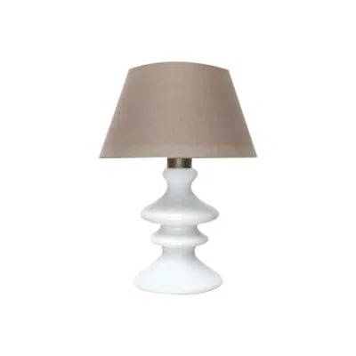 Pre-owned Holmegaard Vintage Danish Model Mary Opaline Glass Table Lamp By Per Lütken, 1970s In Brown