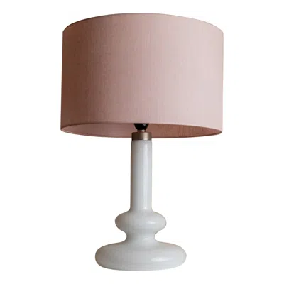 Pre-owned Holmegaard Vintage  Plaza Table Lamp By Hsin-lung Lin For Glasværk, 1970s In Brown