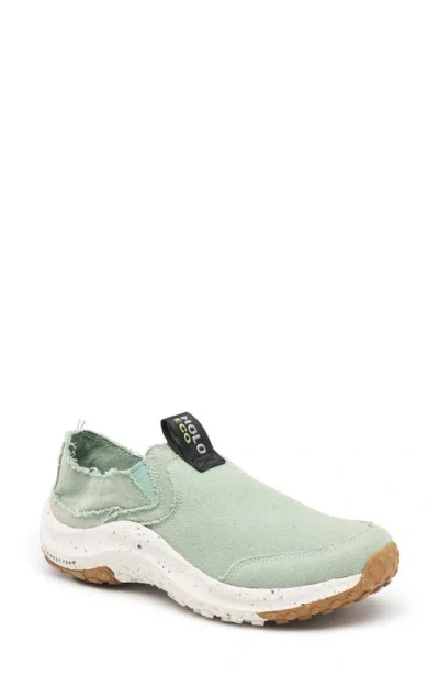 HOLO FOOTWEAR HOLO FOOTWEAR ATHENA MOC CANVAS SLIP-ON SHOE