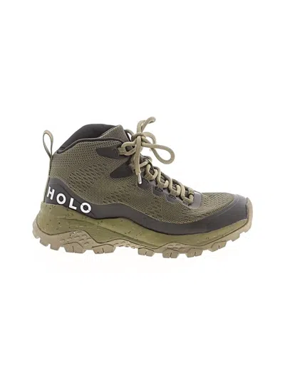 Pre-owned Holo Footwear Sneakers In Green
