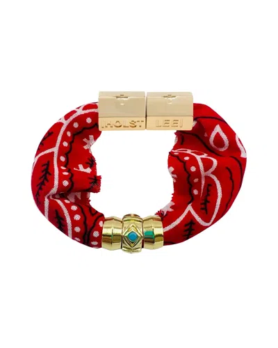Holst + Lee Bandana Bracelet In Red