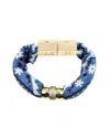 Holst + Lee Bandana Bracelet In Blue