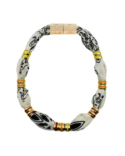 Holst + Lee Bandana Necklace Coconut In White