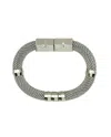 Holst + Lee Classic Mesh Bracelet Silver In Silver