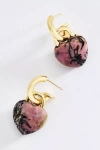 Holst + Lee Heart Locket Earrings In Green