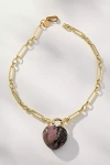 Holst + Lee Heart Locket Necklace In Purple