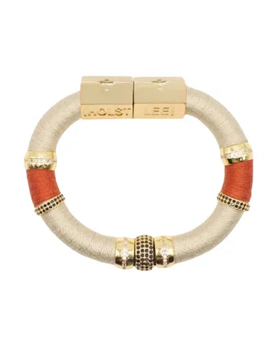 Holst + Lee Luxe Colorblock Bracelet Barcelona In Gold