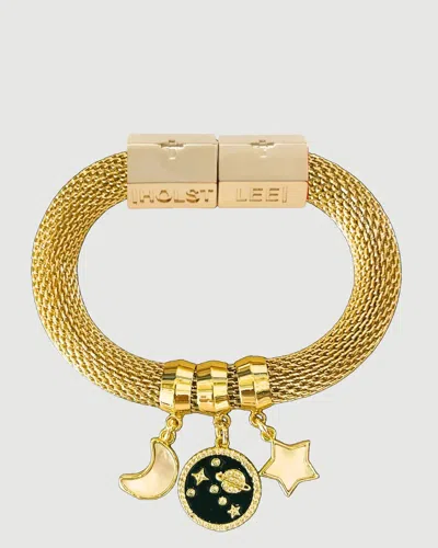 Holst + Lee Mesh Charm Bracelet - Celestial Universe In Gold