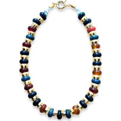 Holst + Lee Holst+lee Semi Precious Necklace In Multi