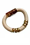 Holst + Lee Women's Classic Bracelet In Cream In Gold