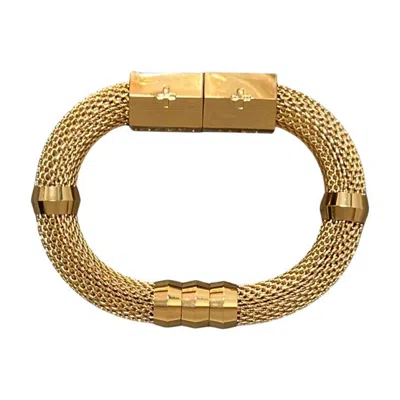 Holst + Lee Women's Mesh Classic Everything Bracelet In Gold